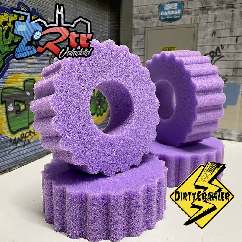 Espumas Dirty Crawler Revolver 105x35 Suaves 4 Unidades