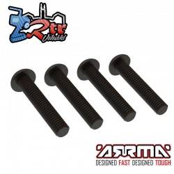 Tornillo de cabeza de botón, M5x20mm Arrma ARA721520