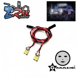 Kit de luces LED antiniebla del parachoques delantero Gmade GM30171