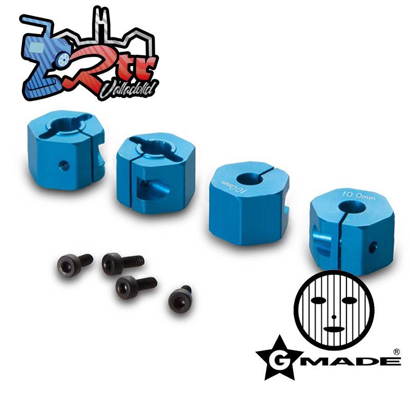 Buje de rueda de aluminio de 12 mm tipo abrazadera 10 mm de espesor Gmade GM70273