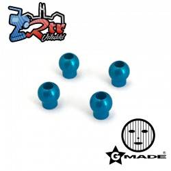 Bolas de aluminio Amortiguador 6.8x7.6 Azules Gmade GM0020099