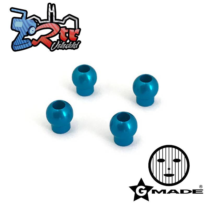 Bolas de aluminio Amortiguador 6.8x7.6 Azules Gmade GM0020099