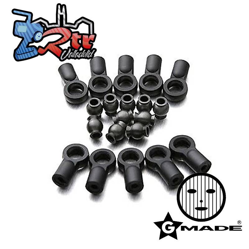 Extremo de varilla M3 con bola de acero de 6,8 mm Gmade GM20216