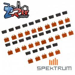 Conector Batería IC3 Machos 25 Unidades Spektrum SPMXCA314