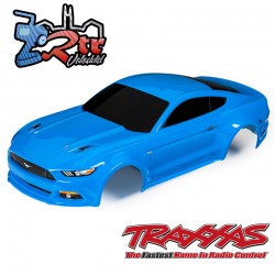 Carrocería Traxxas Ford Mustang Azul TRA8312A