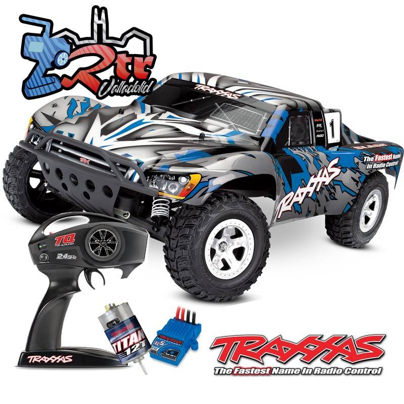 Traxxas Slash 2wd Short Course Escobillas Azul