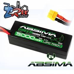 Batería Absima Lipo 5000 Mah 3s 50C Caja dura HardBox conector XT60