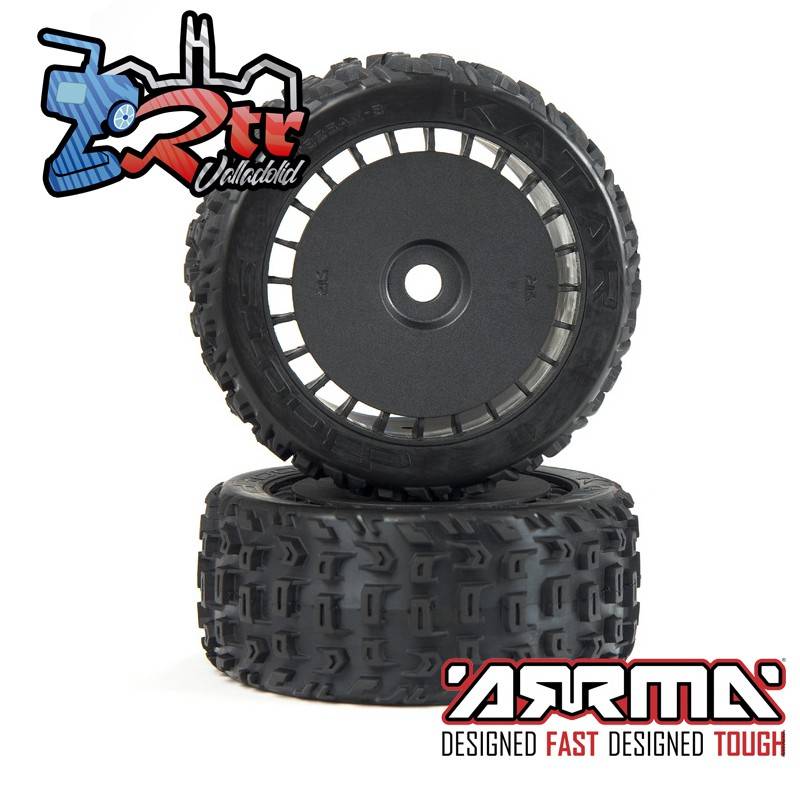 Ruedas Arrma 17mm dBoots Katar T Belted ARA550097