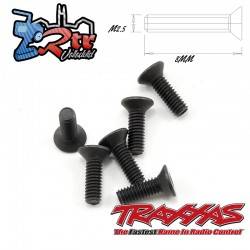 Tornillos Traxxas Hexagonales 2.5x8mm 6 Unidades TRA2524