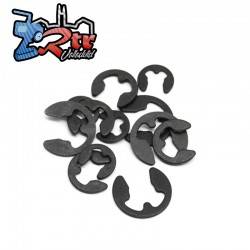 E-Clips de acero Inoxidable 2.3mm 10 Unidades