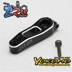 Servo Horn Yokomo YD-2 Aluminio 23mm Clamp para Slide Rack Sanwa/KOPropo 23T