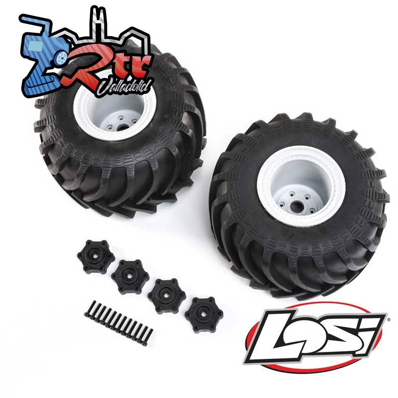 Ruedas LMT Monster Truck 12mm Pegadas Losi LOS252129