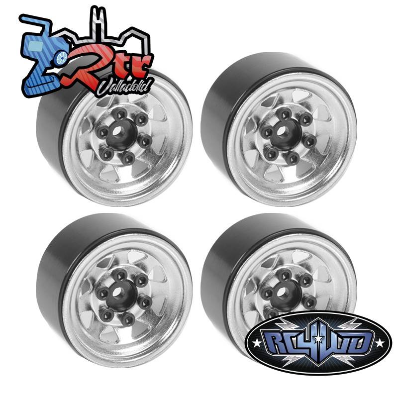 Llantas Estampadas Plata 1.0" acero 4 Unidades Z-W0263