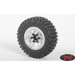 Llantas Estampadas Plata 1.0" acero 4 Unidades Z-W0263