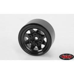 Llantas Estampadas Negras 1.0" acero 4 Unidades Z-W0229