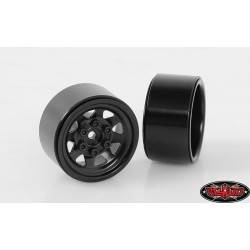 Llantas Estampadas Negras 1.0" acero 4 Unidades Z-W0229