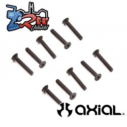 Tornillo de cabeza plana M2 x 12 mm 10 Unidades Axial AXA0187