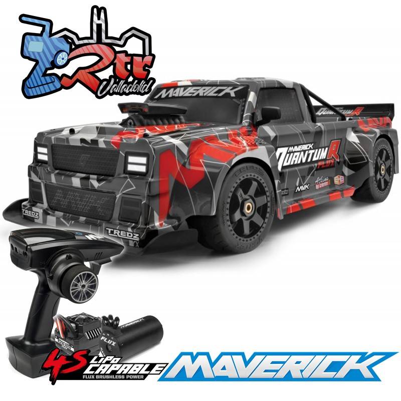 Maverick QuantumR Flux 4S 1/8 4Wd Brushless RTR Rojo