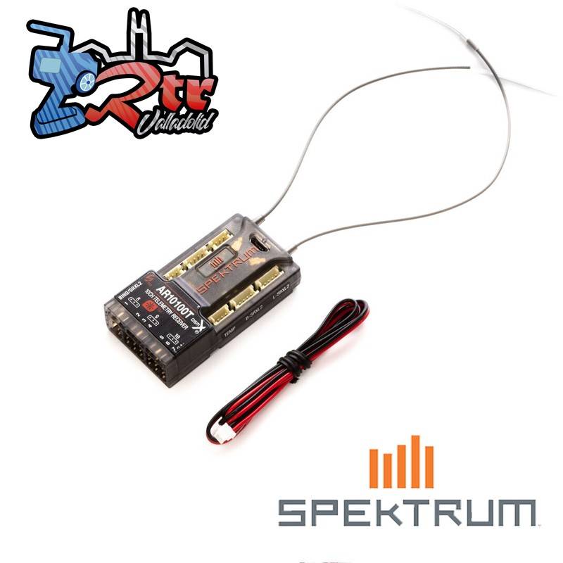 Receptor Spektrum AR10100T DSMX 10 Canales Telemetría