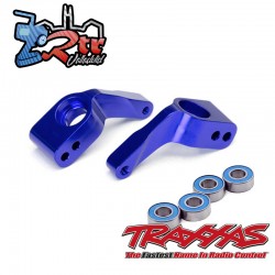 Soportes de eje corto Aluminio Azul con rodamientos Traxxas TRA3652A