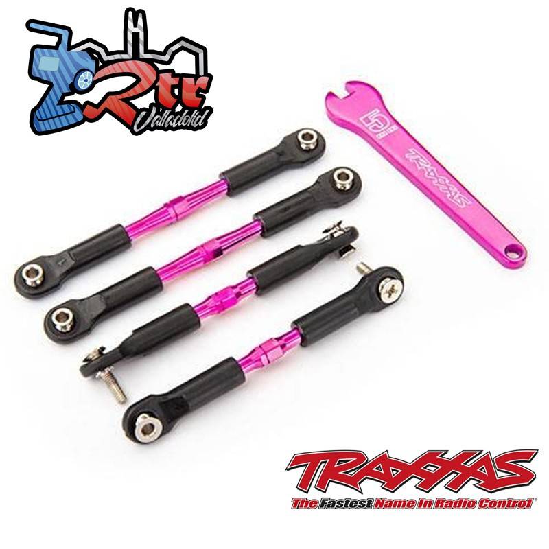 Tensores Traxxas de aluminio Rosados TRA3741P