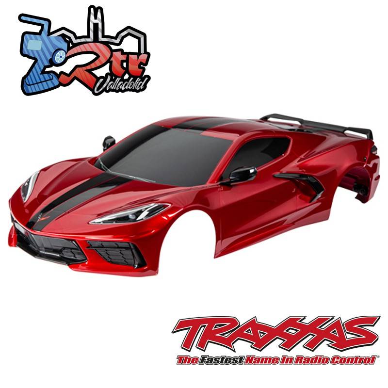 Carrocería Chevrolet Corvette Stingray Completa Pintada Roja TRA9311R