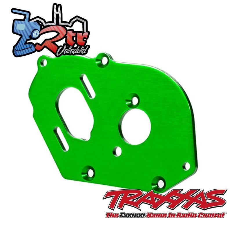 Placa moto Verde 4 mm de espesor aluminio TRA9490G