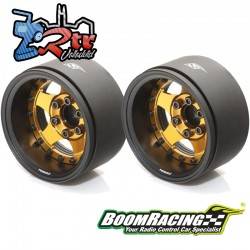 Llantas ProBuild™ 1.9 SV5 Ajustable Offset Aluminio 2 Unidades Negro mate / Dorado