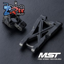 Trapecios MST y soporte de rueda trasera 4 orificios MST MST210070