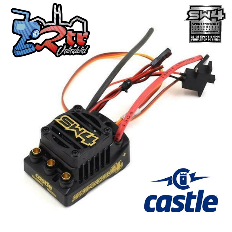 Castle Sidewinder SW4 12.6V 2A BEC WP Sensorless ESC