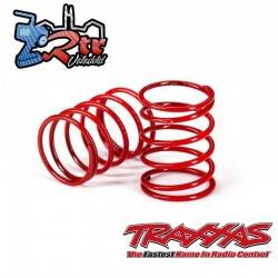 Resortes, amortiguador rojo tasa 1.029 2 unidades Traxxas TRA9361
