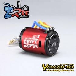 Motor sin escobillas 1/10 Yokomo ZERO-S DRIFT Spec 10.5T Rojo