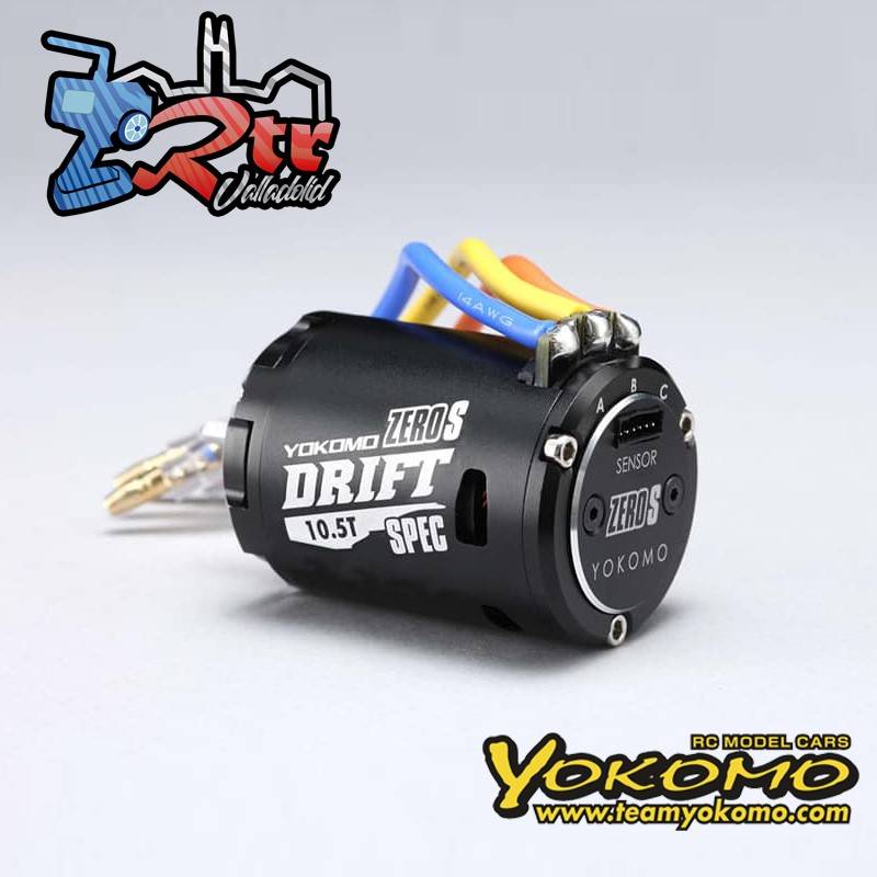 Motor sin escobillas 1/10 Yokomo ZERO-S DRIFT Spec 10.5T Negro