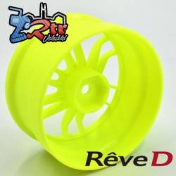 Llantas de competición Reve D UL12 Amarillo Offset 6mm 2 unidades