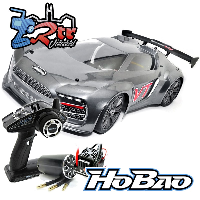 Hobao Hyper VTE On-Road Carretera Brushless 1/8 100A 4s RTR Gris