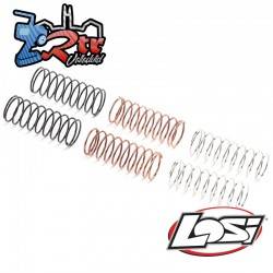 Resortes de choque delanteros (3 pares): Mini-T 2.0 Losi LOS214015