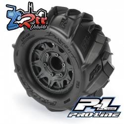 Ruedas Proline 2.8" Monster 1/10 Dumont Blk Raid 12mm PR10193-10
