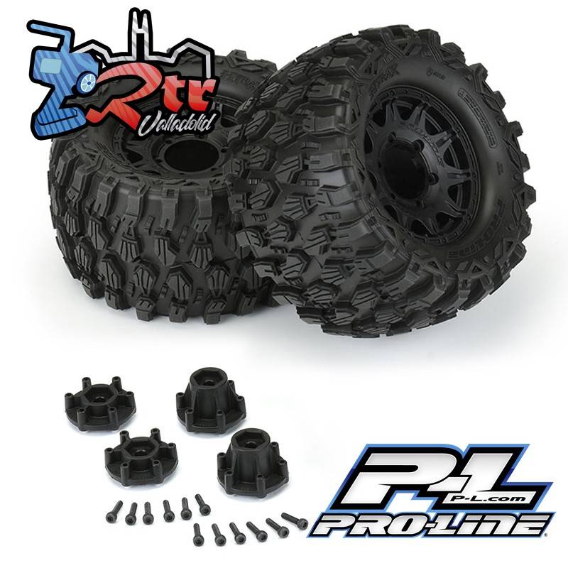 Ruedas Proline 2.8" Monster 1/10 Hyrax Blk Raid 12mm PR10190-10
