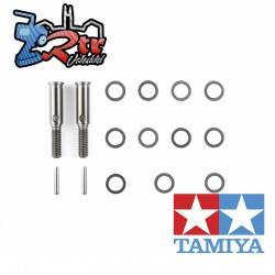Juego de eje de rueda libre reforzado con chasis M Tamiya 54183