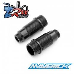 Juego de cuerpo de choque de aluminio negro 2 unidades Maverick MV150262