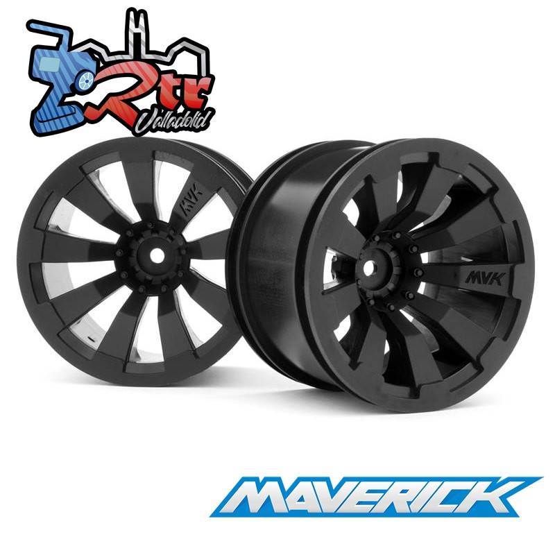 Llantas Quantum + XT de 3,2 pulgadas (Negro / 2 piezas) Maverick MV150246