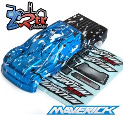 Cuerpo Azul/Negro Quantum MT 1/10 Monster Truck Maverick MV150171