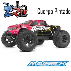 Cuerpo Rosado/Negro Quantum MT 1/10 Monster Truck Maverick MV150172