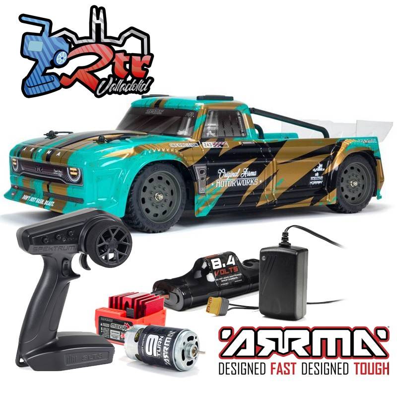 Arrma Infraction 1/8 Street Bash Truck 4s Escobillas 4WD RTR Verde
