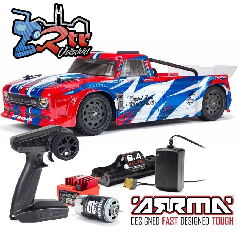 Arrma Infraction 1/8 Street Bash Truck 4s Escobillas 4WD RTR Rojo