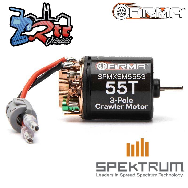 Motor Specktrum Escobillas 55T 3Slot Para Crawler Firma Reconstruible