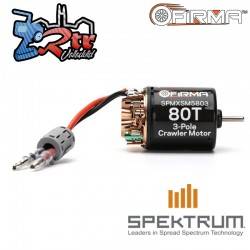 Motor Specktrum Escobillas 80T 3Slot Para Crawler Firma Reconstruible