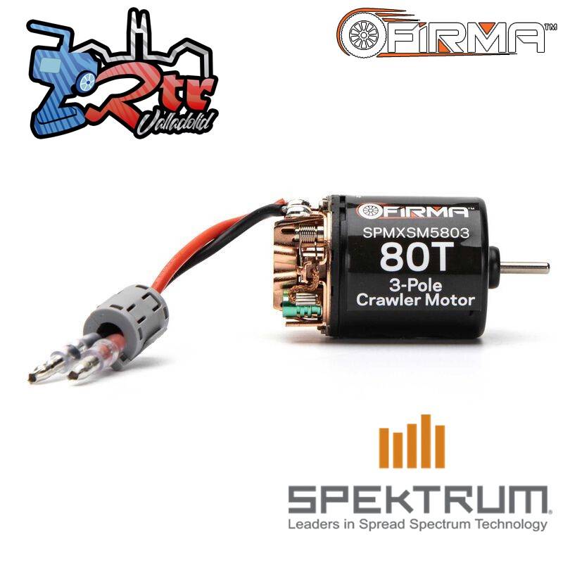 Motor Specktrum Escobillas 80T 3Slot Para Crawler Firma Reconstruible