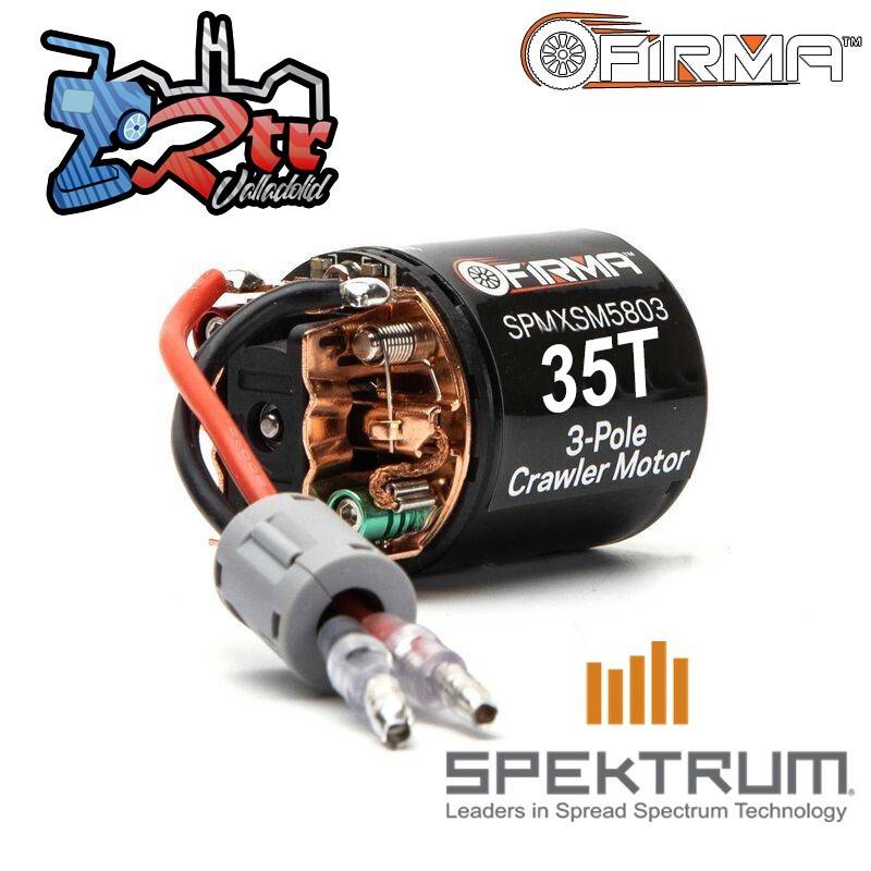 Motor Spektrum Escobillas 35T 3Slot Para Crawler Firma Reconstruible
