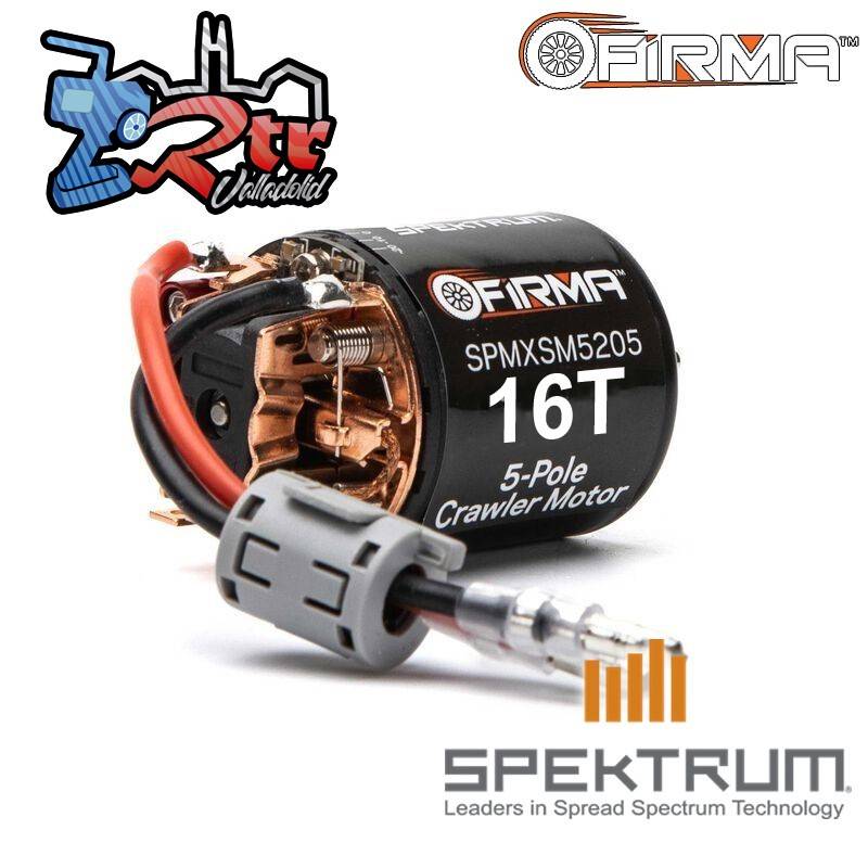 Motor Specktrum Escobillas 16T 5Slot Para Crawler Firma Reconstruible